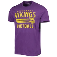 Men's '47 Purple Minnesota Vikings Wordmark Rider Franklin T-Shirt