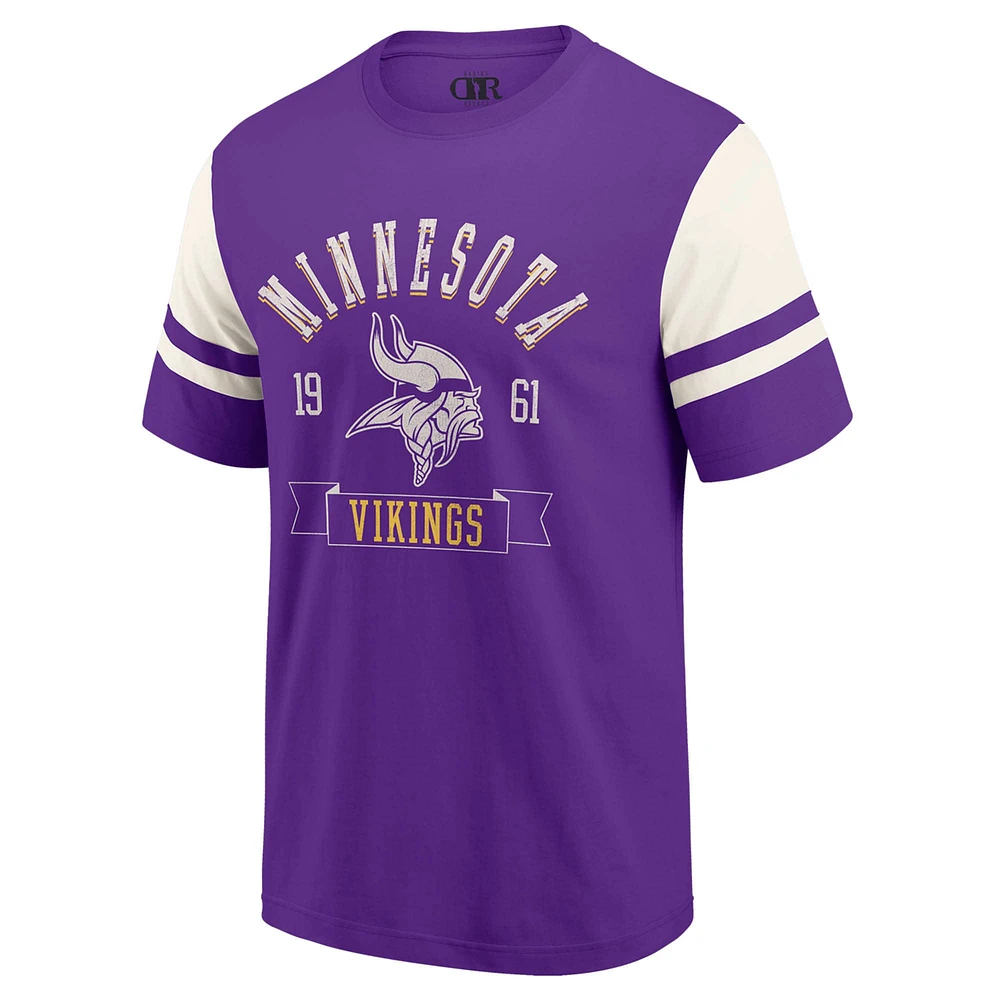 Men's Darius Rucker Collection by Fanatics  Purple Minnesota Vikings Football T-Shirt