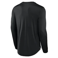 Men's Fanatics Black Minnesota Vikings Blackout Long Sleeve T-Shirt