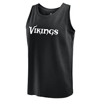 Men's Fanatics Black Minnesota Vikings Elements Tank Top