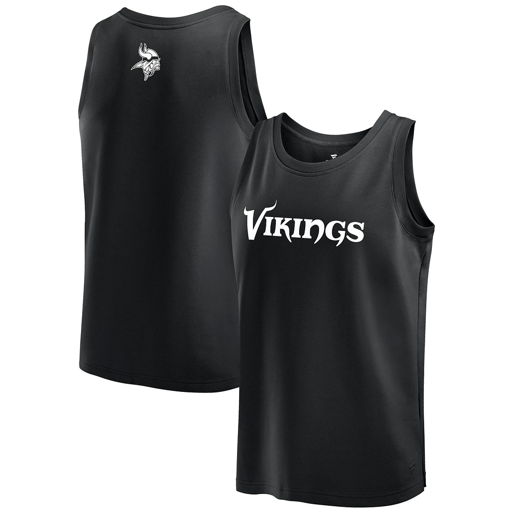 Men's Fanatics Black Minnesota Vikings Elements Tank Top