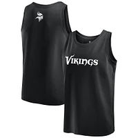 Men's Fanatics Black Minnesota Vikings Elements Tank Top