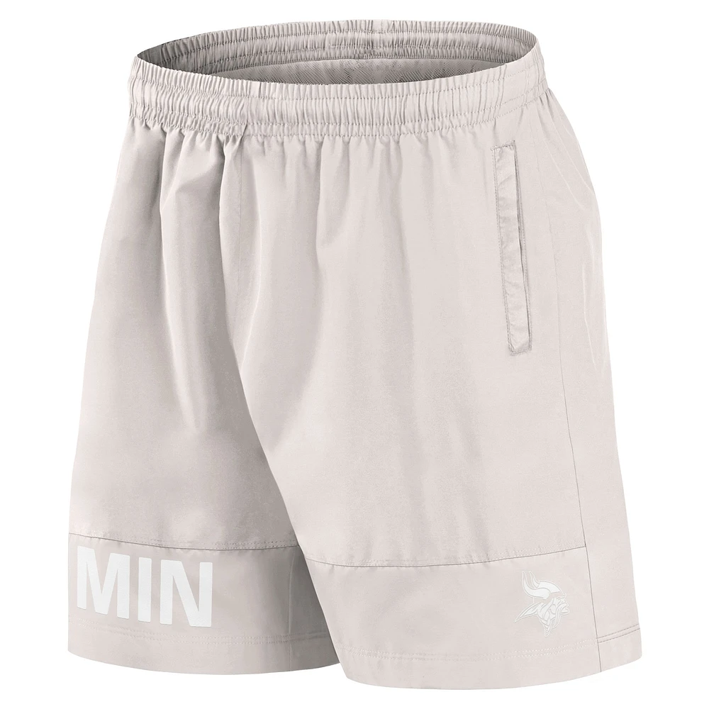 Men's Fanatics Cream Minnesota Vikings Elements Shorts