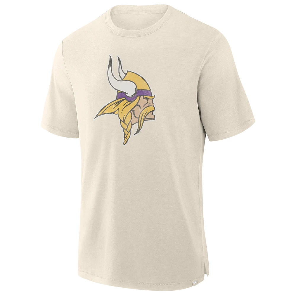 T-shirt fanatique pour homme couleur crème Minnesota Vikings