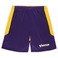 Men's Fanatics Purple/Gold Minnesota Vikings Big & Tall Launch Shorts