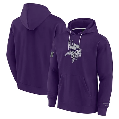 Sweat à capuche violet Fanatics pour homme des Vikings du Minnesota Elements Pace