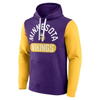 Men's Fanatics Purple Minnesota Vikings Extra Point Pullover Hoodie