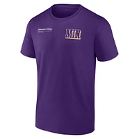 Men's Fanatics Purple Minnesota Vikings Split Zone T-Shirt