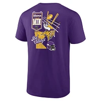 Men's Fanatics Purple Minnesota Vikings Split Zone T-Shirt
