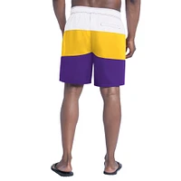Men's G-III Sports by Carl Banks  Purple/Gold Minnesota Vikings Sunrise Volley Swim Shorts