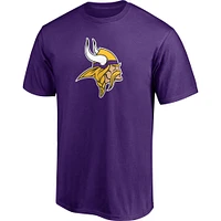 Men's Justin Jefferson Purple Minnesota Vikings Player Icon Name & Number T-Shirt