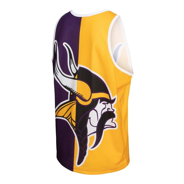 Débardeur graphique pour homme Mitchell & Ness Randy Moss violet/or Minnesota Vikings Retired Player