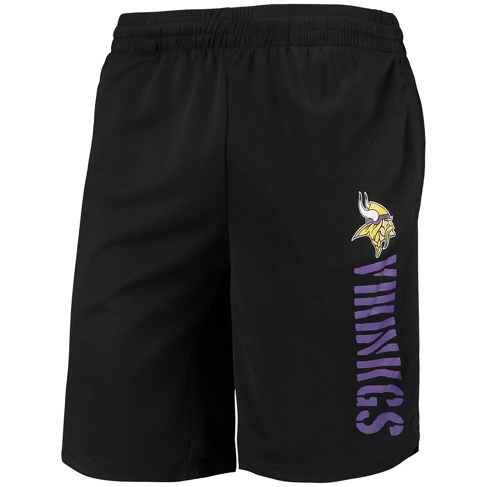Men's MSX by Michael Strahan Black Minnesota Vikings Training Shorts