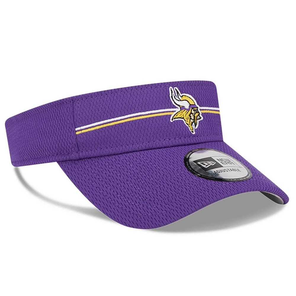 Men's New Era Purple Minnesota Vikings 2023 NFL Training Camp Adjustable Visor