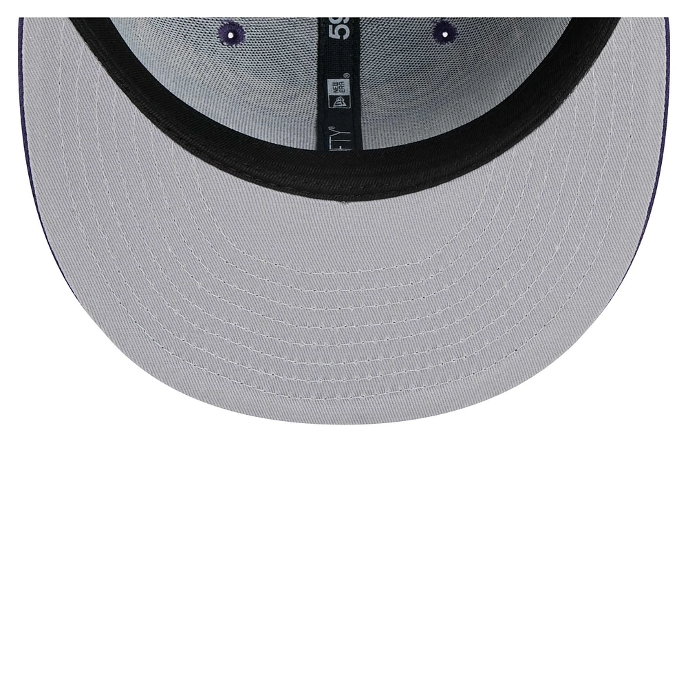 Men's New Era Purple Minnesota Vikings Ransom 59FIFTY Fitted Hat