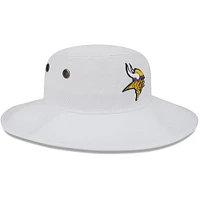 Men's New Era White Minnesota Vikings 2023 NFL Training Camp Panama Bucket Hat
