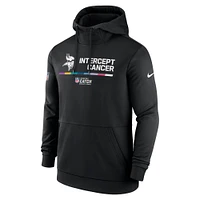 Men's Nike Black Minnesota Vikings 2022 NFL Crucial Catch - Therma Performance Pullover Hoodie