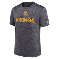 Men's Nike Black Minnesota Vikings Blitz Velocity Modern Performance T-Shirt
