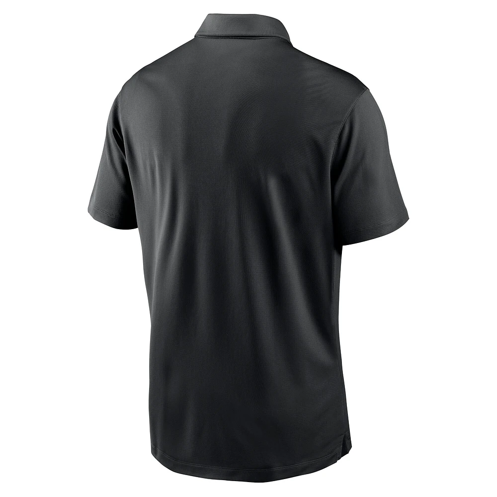 Men's Nike Black Minnesota Vikings Franchise Logo Performance Polo