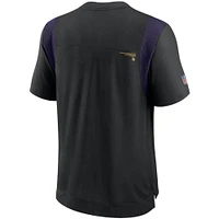 Men's Nike Black Minnesota Vikings Sideline Player UV Performance T-Shirt