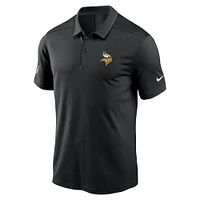Men's Nike Black Minnesota Vikings Sideline Victory Performance Polo