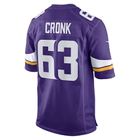Men's Nike Coy Cronk  Purple Minnesota Vikings Team Game Jersey