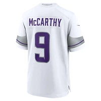 Men's Nike J.J. McCarthy White Minnesota Vikings Alternate Game Player Jersey
