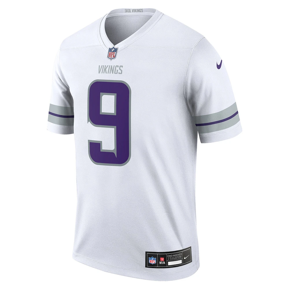 Men's Nike J.J. McCarthy White Minnesota Vikings Alternate Legend Jersey