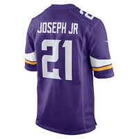Men's Nike Kelvin Joseph Jr.  Purple Minnesota Vikings Team Game Jersey