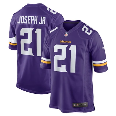 Men's Nike Kelvin Joseph Jr.  Purple Minnesota Vikings Team Game Jersey