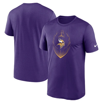T-shirt Nike violet Minnesota Vikings Big & Tall Blitz Legend Icon pour hommes