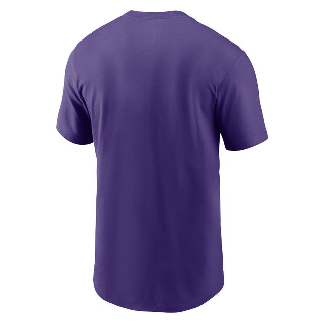 T-shirt essentiel local Nike Minnesota Vikings pour homme, violet