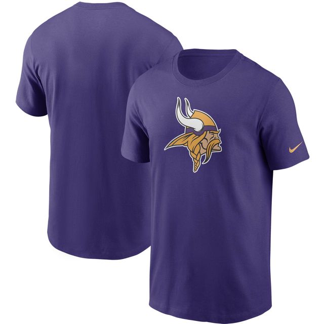 T-shirt violet avec logo principal Nike des Vikings du Minnesota pour hommes