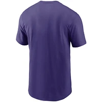 Men's Nike Purple Minnesota Vikings Primary Logo T-Shirt