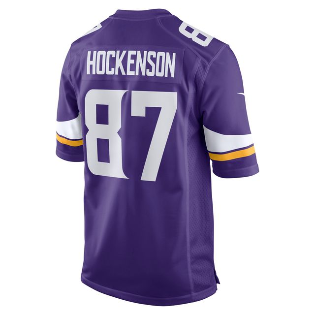Nike T.J. pour hommes Maillot de joueur jeu Hockenson violet Minnesota Vikings