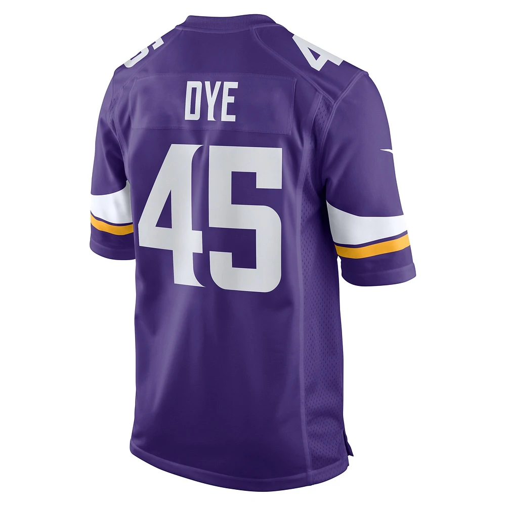Men's Nike Troy Dye Purple Minnesota Vikings Game Jersey