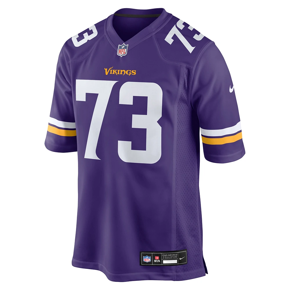 Men's Nike Walter Rouse  Purple Minnesota Vikings Team Game Jersey