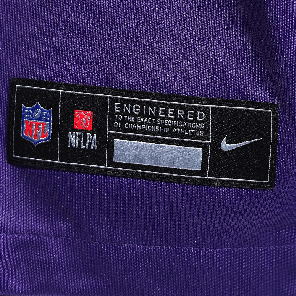 Men's Nike Walter Rouse  Purple Minnesota Vikings Team Game Jersey