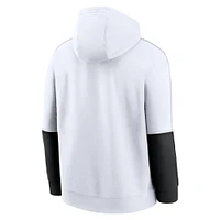 Men's Nike White Minnesota Vikings Alternate Logo Club Pullover Hoodie