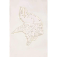 Men's Pro Standard Cream Minnesota Vikings Neutral Full-Zip Jacket