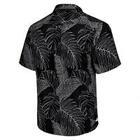 Men's Tommy Bahama Black Minnesota Vikings Sport Vine Line Button-Down Shirt