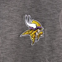 Men's Tommy Bahama Gray Minnesota Vikings Palm Coast Delray Frond Allover IslandZone Polo