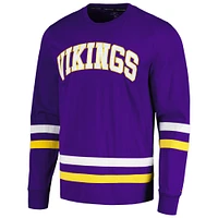 T-shirt à manches longues Tommy Hilfiger violet/or Minnesota Vikings Nolan pour hommes