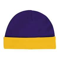 Newborn & Infant Minnesota Vikings Dynamic Duo Bodysuit, Bib Knit Hat Set