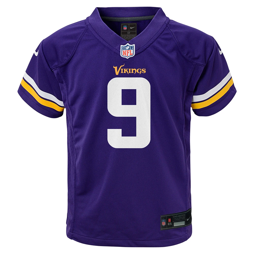 Preschool Nike J.J. McCarthy Purple Minnesota Vikings Player Game Jersey