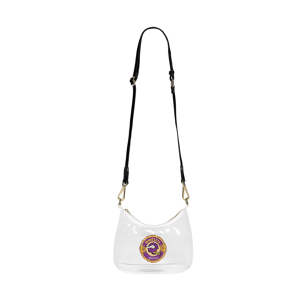 Stoney Clover Lane Minnesota Vikings Clear Curved Crossbody
