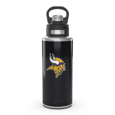 Tervis Vikings du Minnesota 32oz. Bouteille d'eau en cuir à large goulot