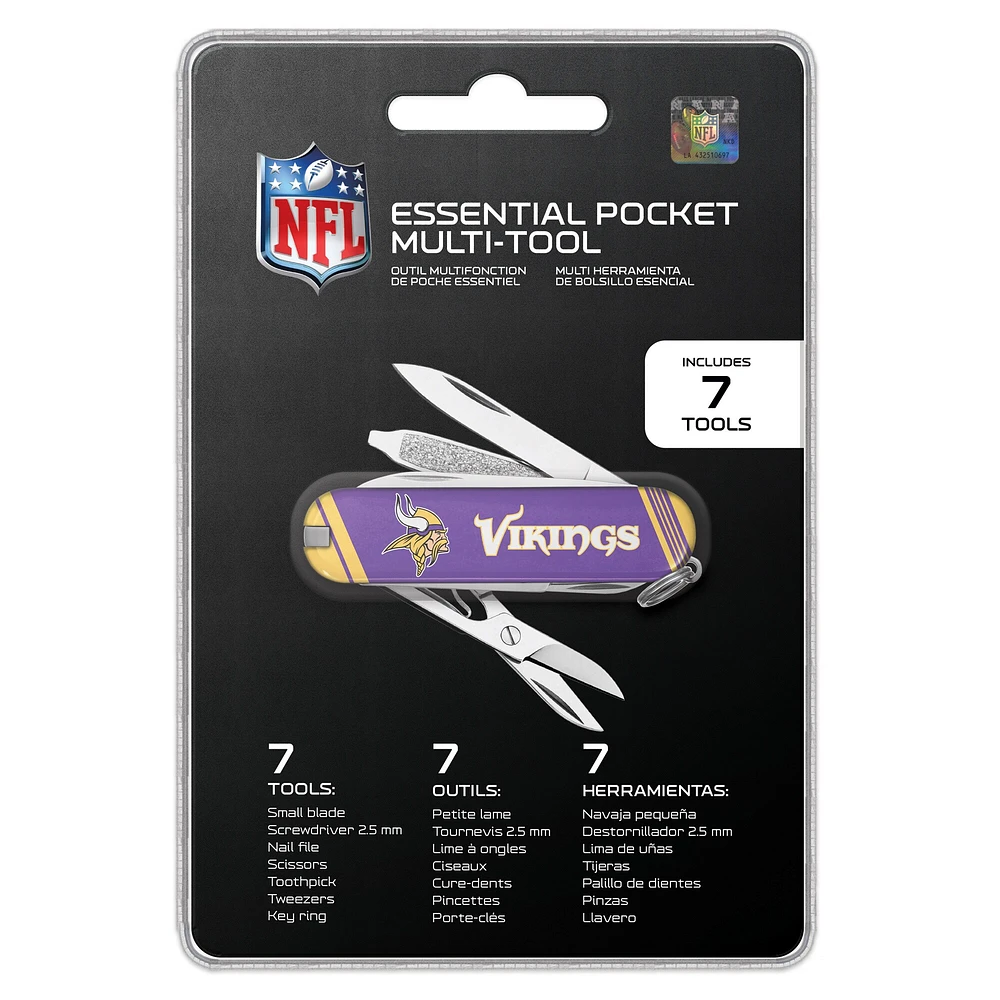 The Sports Vault Minnesota Vikings - Outil multifonction de poche essentiel