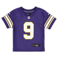 Maillot de jeu classique violet Nike J.J. McCarthy pour tout-petit des Minnesota Vikings