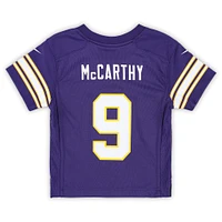 Maillot de jeu classique violet Nike J.J. McCarthy pour tout-petit des Minnesota Vikings